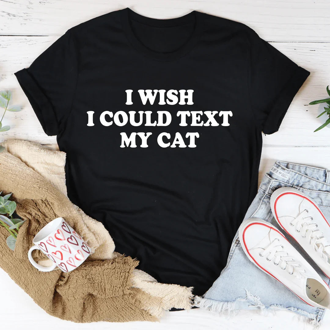 Ojalá pudiera enviarle un mensaje de texto a mi gato