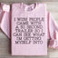 I Wish People Came With A 30 Second Trailer Sweatshirt