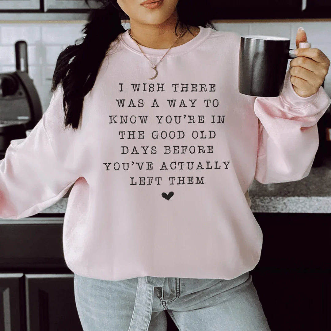 Sweatshirt des bons vieux jours