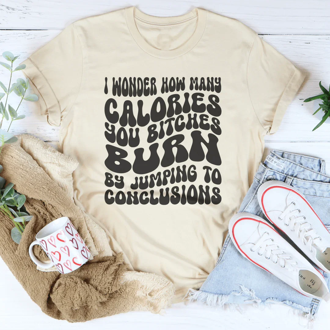 T-shirt audacieux : Sauter aux conclusions