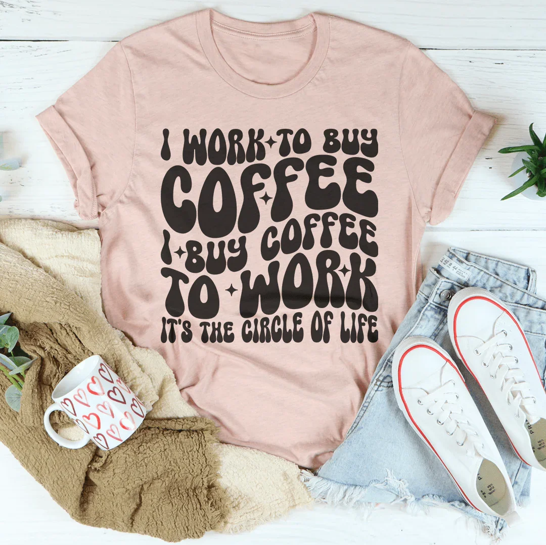 Circle of Life Coffee Lover T-Shirt