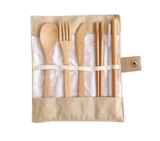 Luxury Bamboo Cutlery Set for Elegant Dining