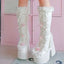Bottes d'hiver à talons épais