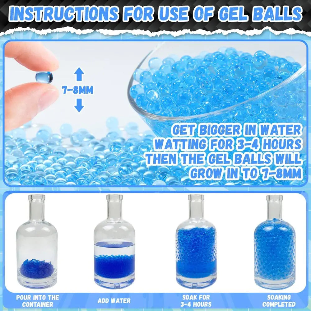 Juguete de pistola lanzadora de gel Ball Blaster