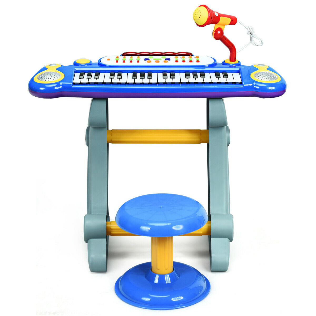 Teclado Electrónico Infantil de 37 Teclas - Azul