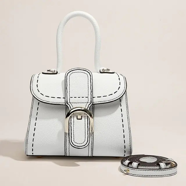 Togo Cowhide Women's Crossbody Handbag