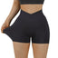 Shorts de Yoga Sin Costuras de Cintura Alta para Mujeres