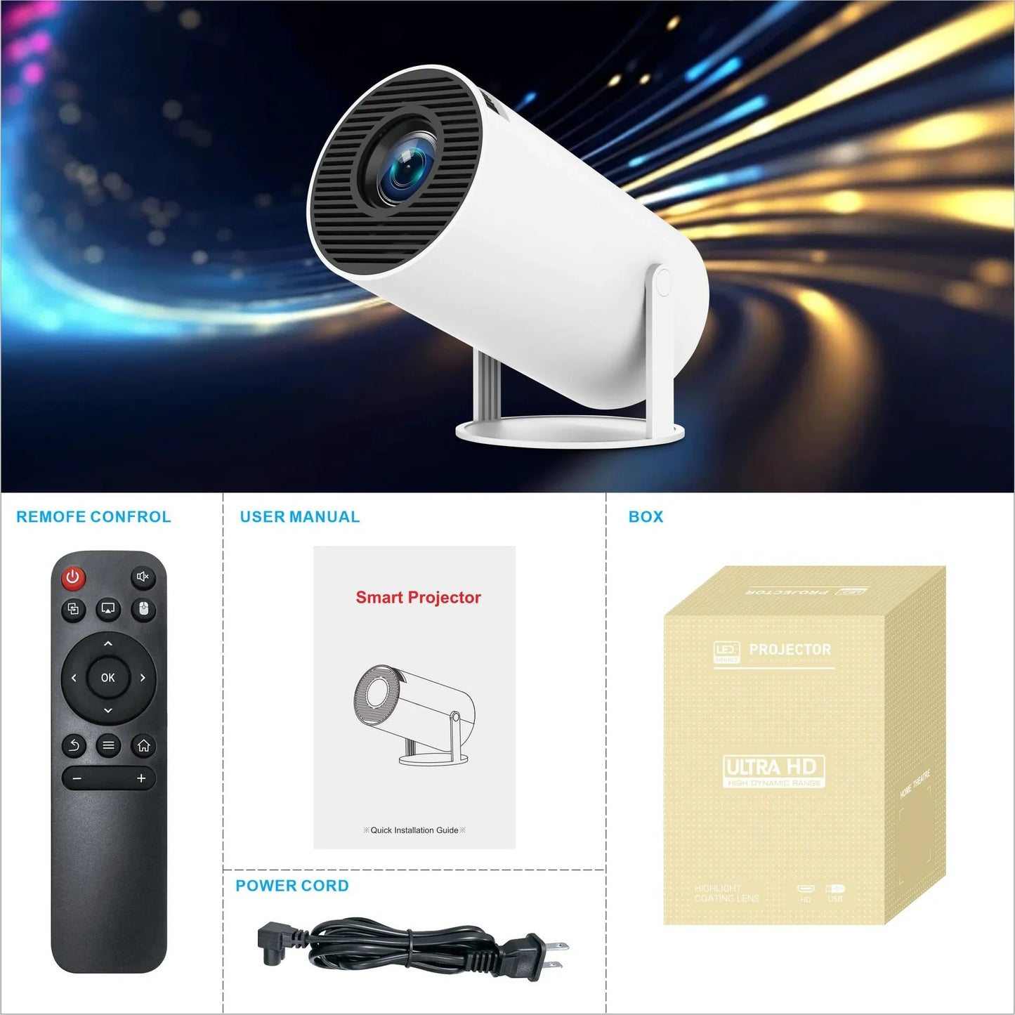 Proyector HY300 Pro - Experiencia Multimedia Compacta