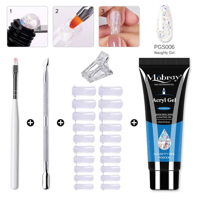 Nail Quick Building Crystal Gel - Premium Nail Art Solution