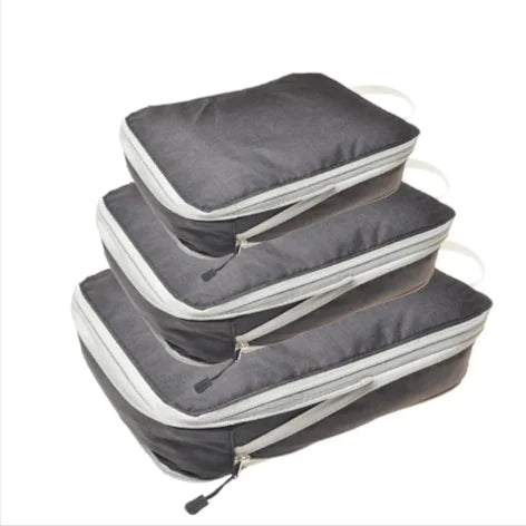 Ensemble de sacs de rangement compressés de voyage premium - 3 pièces