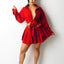 CM2153 Women's Cardigan and Pleated Skirt Set