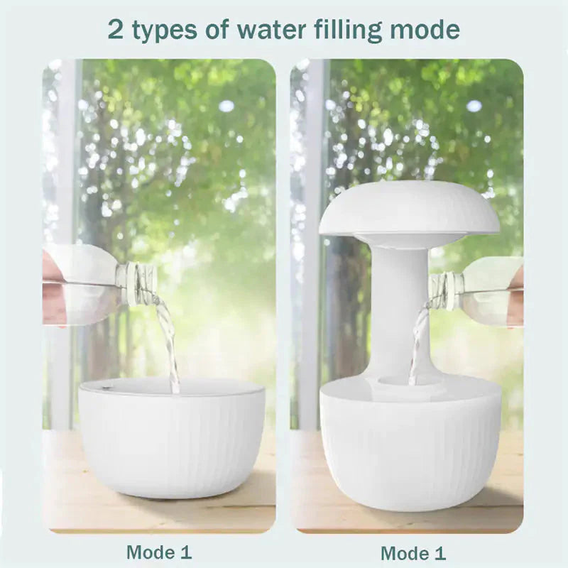 Anti-gravity Air Humidifier with Levitating Water Drops