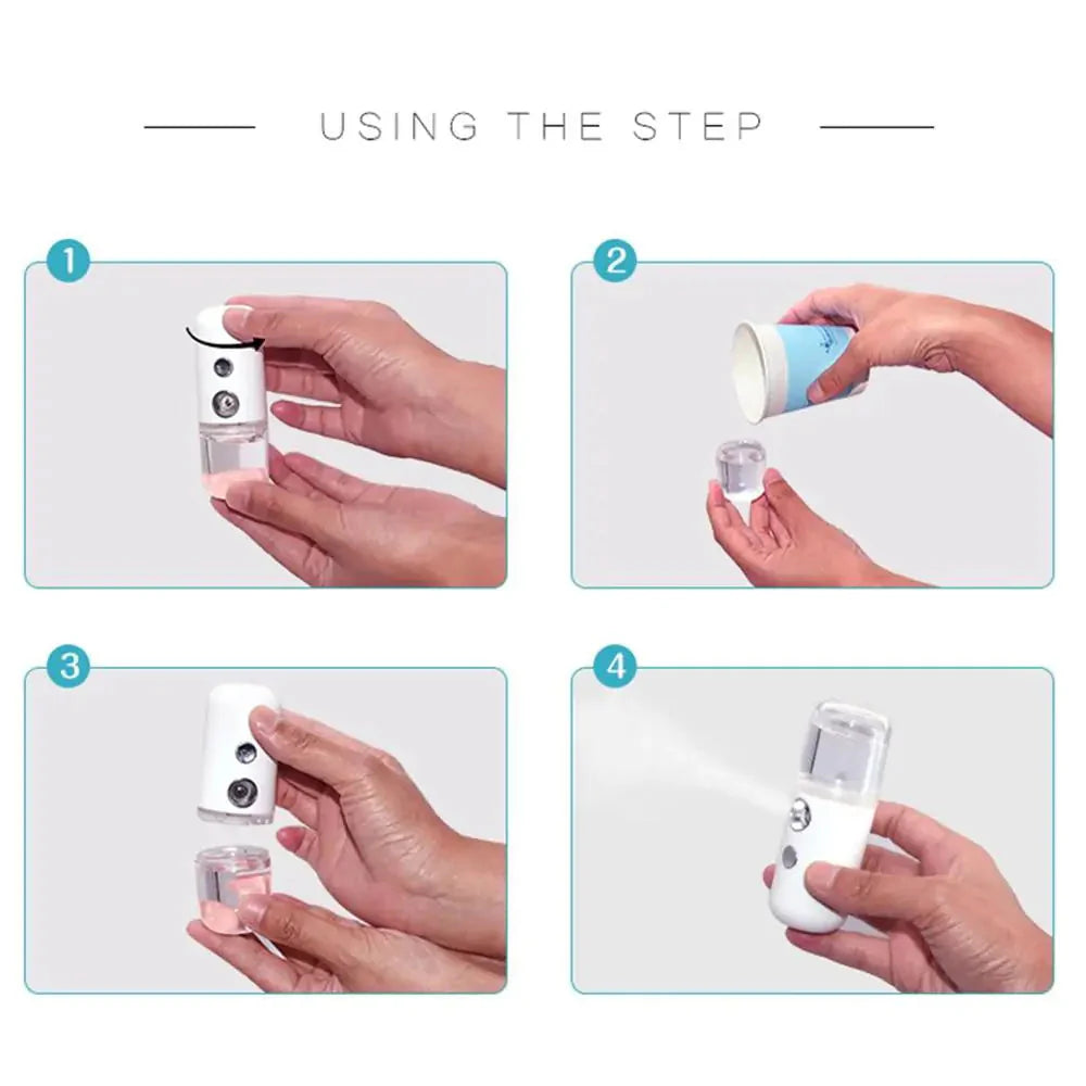 Pulverizador Facial Mini Portátil