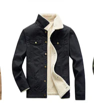Chaqueta de mezclilla para mujer otoño invierno