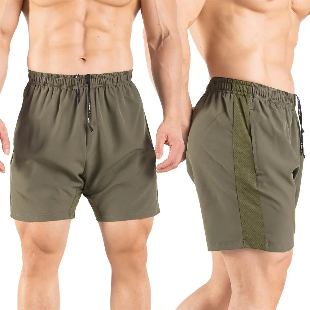 Men's 5" Running Shorts 2 Pack - Quick Dry Athletic Gym Shorts