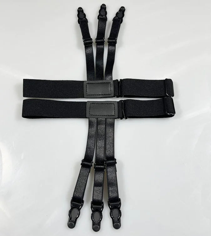 Ensemble de clips de porte-jarretelles européen unisexe premium
