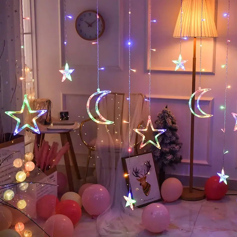 Luces de Cuerda de Estrellas LED