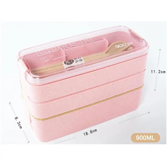 Eco-Friendly Wheat Straw Lunch Box Container