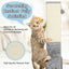 31-Inch Tall Cat Scratching Post with Sisal Rope and Plush Balls - Gray