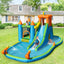 Castillo Inflable de Agua con Tobogán y Piscina de Salpicaduras