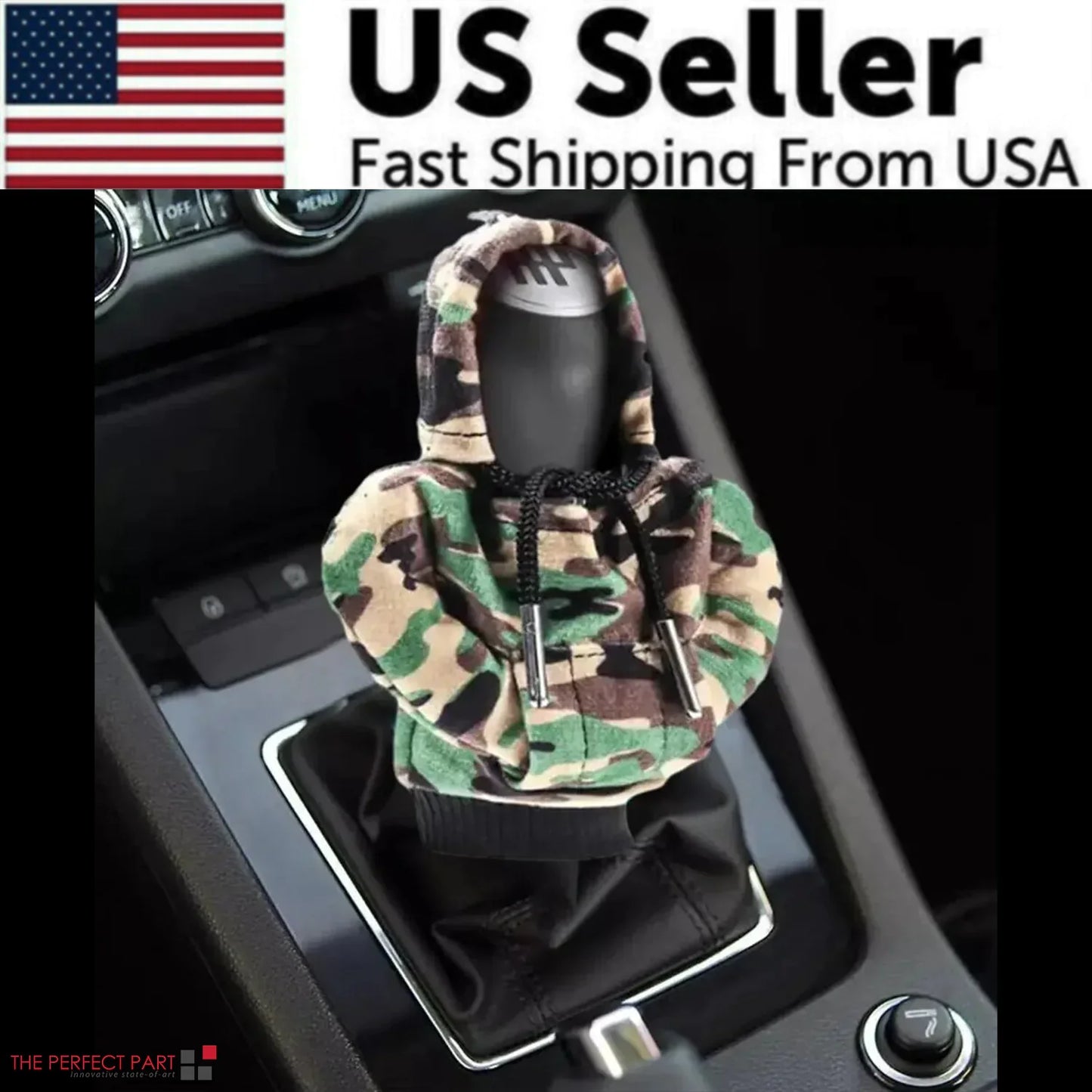 Housse de levier de vitesses Mini Hoodie pour l'intérieur de la voiture