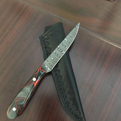 Premium Handmade Damascus Steel Steak Knife Set - Korvel