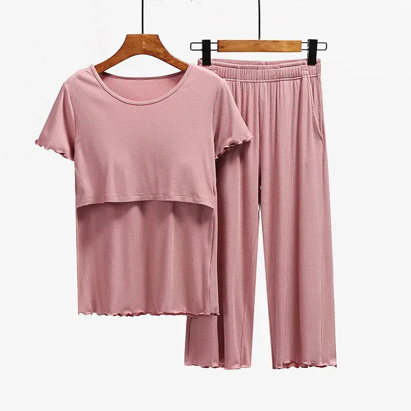 Premium Maternity Sleepwear Set for Comfort and Style