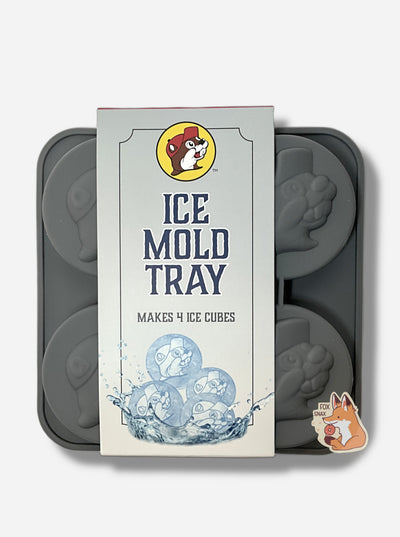 Bandeja de Molde de Hielo Buc-ee's para Cubos de Hielo Perfectamente Formados