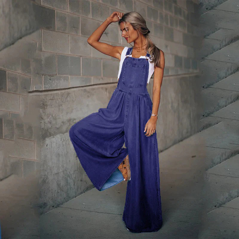 Salopette en denim pour un style sans effort