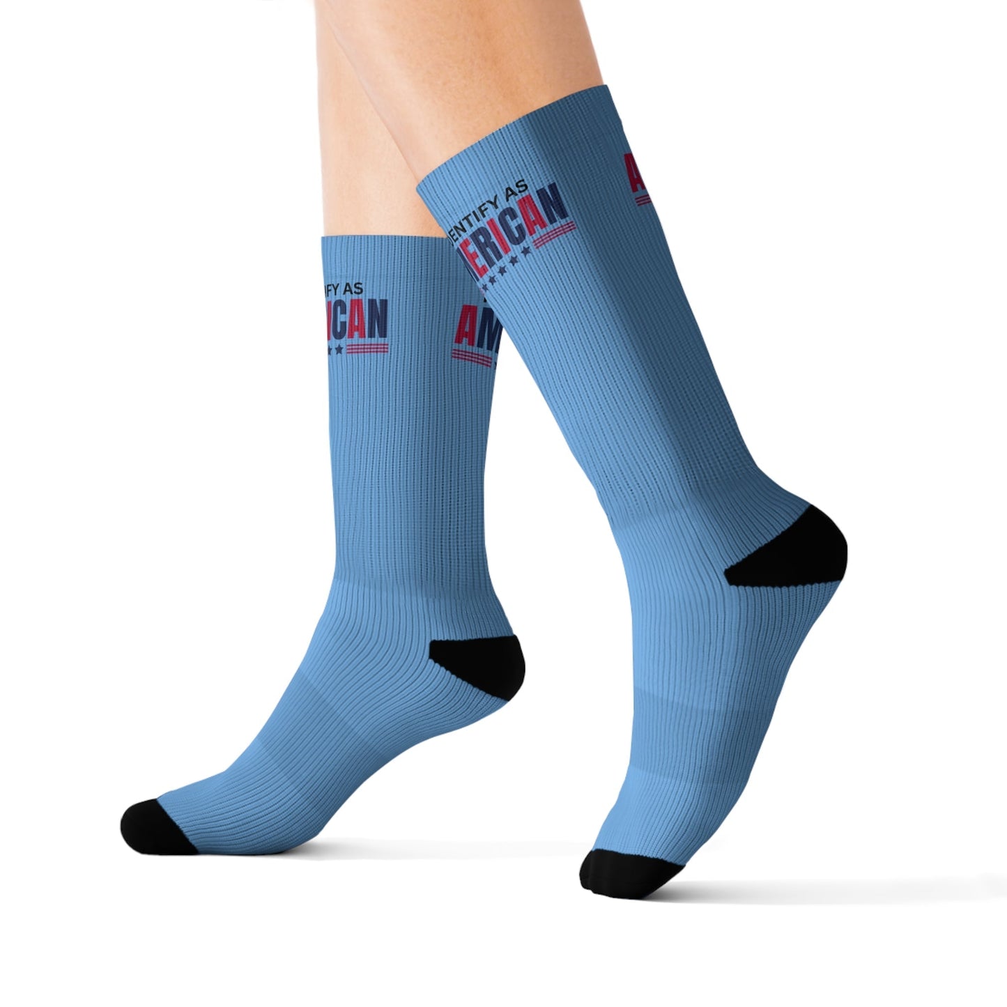 Calcetines de Crew Sublimados Americanos