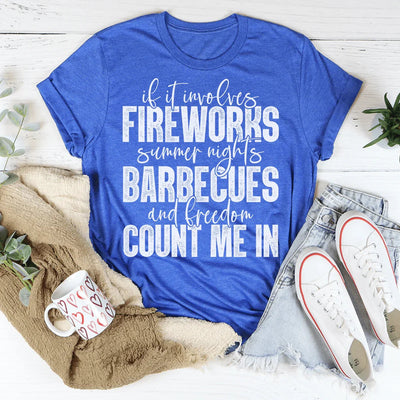Fireworks Summer Nights BBQs & Freedom Tee - Korvel