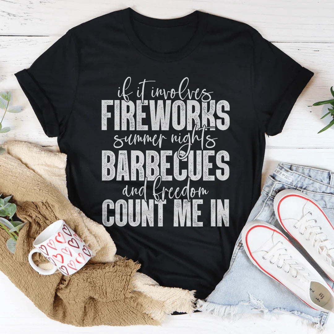 Fireworks Summer Nights BBQs & Freedom Tee - Korvel