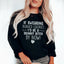 Sweatshirt "Si j'insultais, je brûlerais des calories"