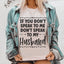 If You Don't Speak to Me Tee - Korvel