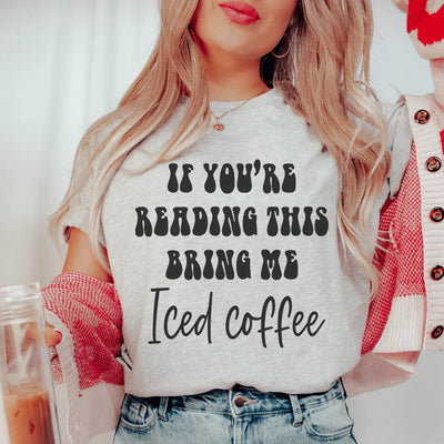 Si estás leyendo esto, tráeme café helado.