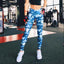 Leggings de sport imprimés camouflage taille haute pour femmes