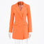 Vestido Blazer Sim de Manga Larga