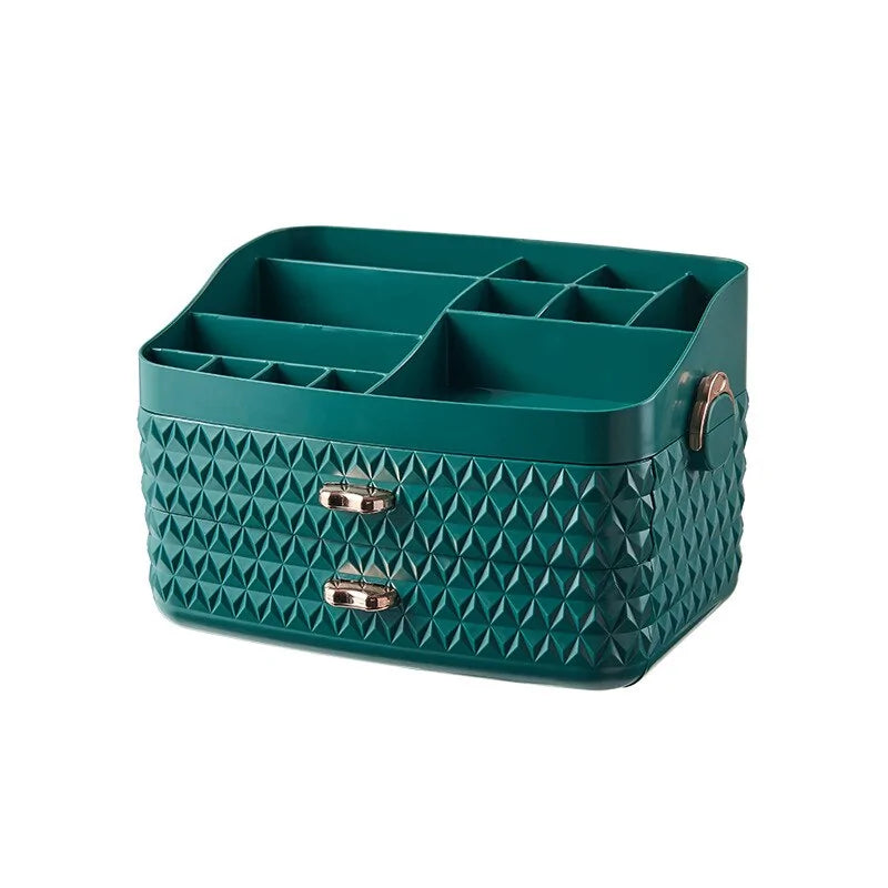 Elegant Cosmetic Storage Box Organizer