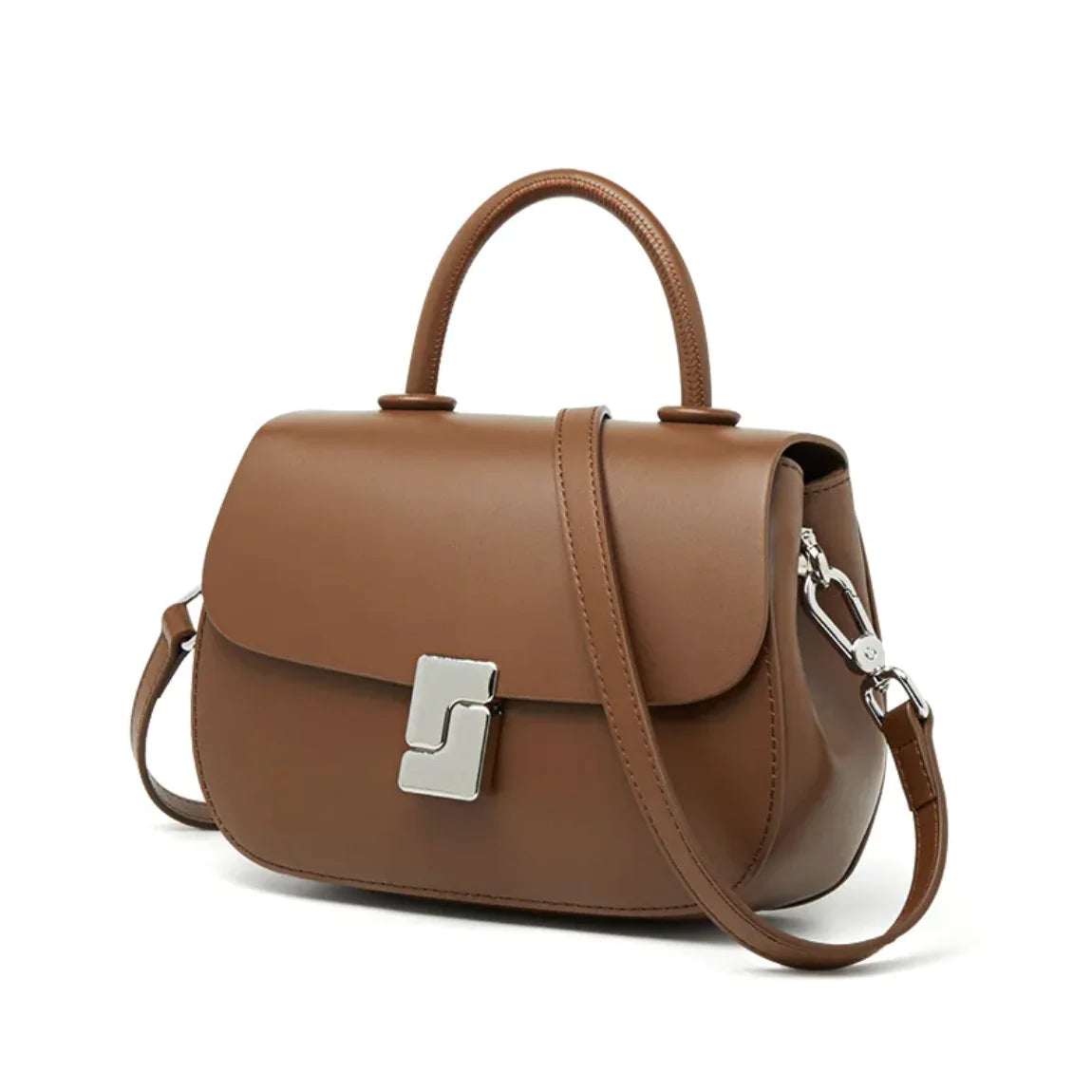Sac bandoulière en cuir rétro