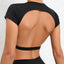 T-shirt de fitness sans dos pour un mode de vie actif