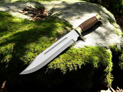 Premium Custom Bowie Knife – 17" D2 Steel Masterpiece - Korvel