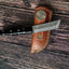Exquisite Handmade Damascus Tanto Knife with Buffalo Horn Handle - Korvel