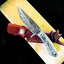 Artisan Crafted Raindrop Pattern Damascus Steel Hunting Knife - Korvel