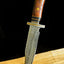 Exquisite Custom Handmade Damascus Steel Bowie Knife - Korvel
