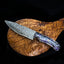 Artisan Crafted Raindrop Pattern Damascus Steel Hunting Knife - Korvel