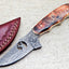 Artisan Crafted Damascus Steel Skinning Knife with Bone Handle - Korvel