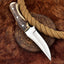 Premium Custom Deer Skinning Knife with Authentic Antler Handle - Korvel