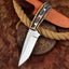 Premium Custom Skinning Knife with Elegant Leather Sheath - Korvel