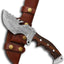 Weyland Tracker Knife – Exquisite Handmade Damascus Survival Blade with Luxurious Rosewood Handle - Korvel