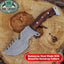 Weyland Tracker Knife – Exquisite Handmade Damascus Survival Blade with Luxurious Rosewood Handle - Korvel